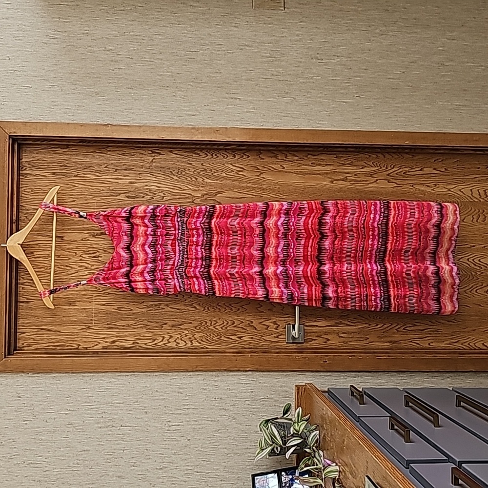 EUC WHBM Vibrant Summer Maxi Dress size S